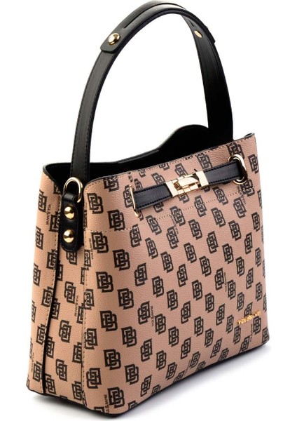 Nude 1 Siyah Kadın Omuz Çantası C06482072552 modelleri