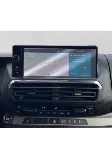 Citroen Spacetourer 10 Inç Mat Ekran Koruyucu Multimedya