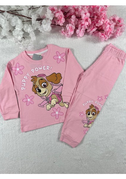 Paw Patrol Pembe Kız Çocuk Pijama Takım