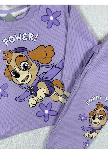 Paw Patrol Lila Kız Çocuk Pijama Takım fiyatları