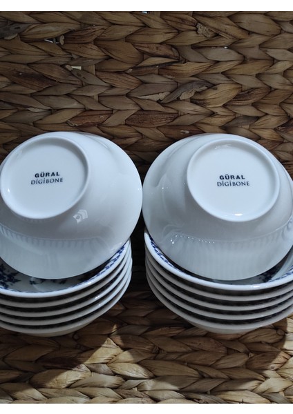 Porselen Ada 12 Adet 14 cm (Küçük) Çorba Kase