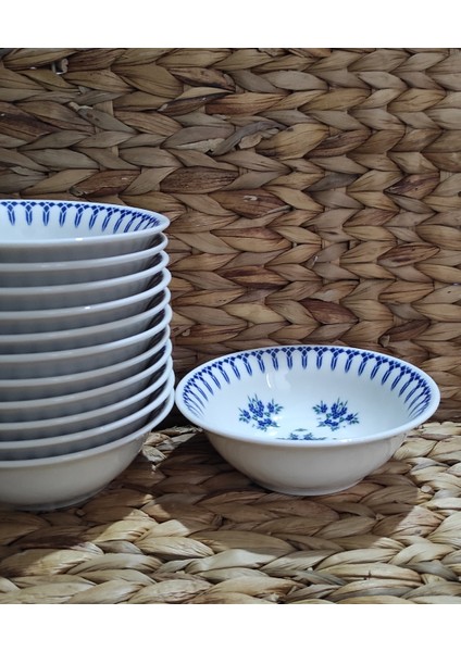 Porselen Ada 12 Adet 14 cm (Küçük) Çorba Kase