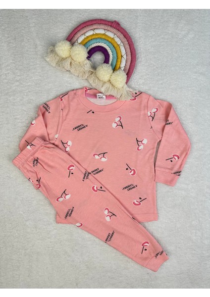 Kiraz Desen Kız Çocuk Pijama Takım fiyatları