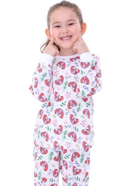 Minykids Paw Petrol Desenli Beyaz Çocuk Pijama Takımı fırsatları