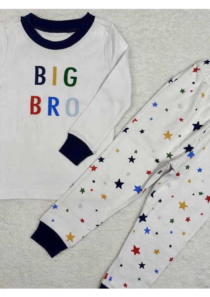Orj. Pbk Yıldız Desen Beyaz Erkek Çocuk Pijama Takım fiyatları