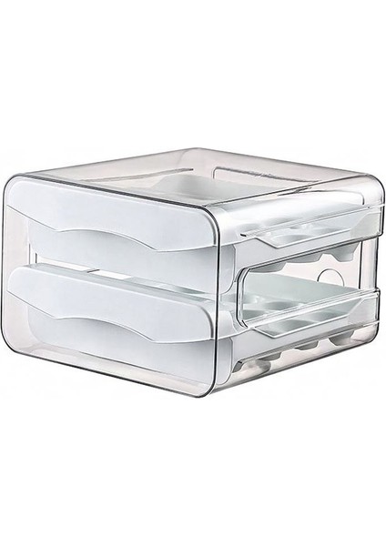 32 Bölmeli Plastik Yumurtalık Buzdolabı Düzenleyici Yumurta Saklama Çekmecesi fiyatları