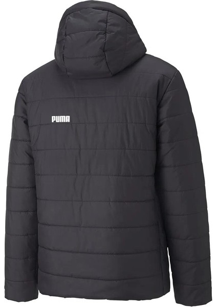 Essential Hooded Padded Erkek Siyah Günlük Stil MONT 84893801 fiyatları