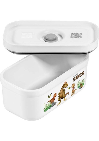 Fresh & Save Dinos Vakumlu Yemek Taşıma Kabı S 0,50 L Beyaz-Gri fiyatları
