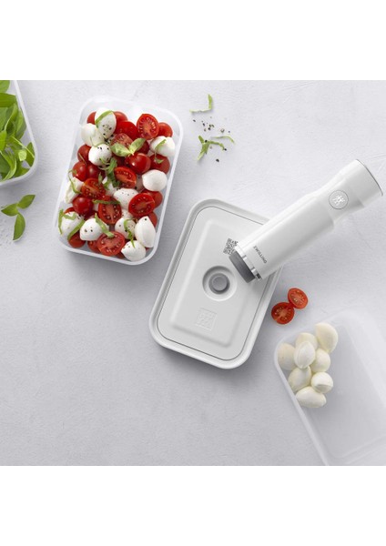 Fresh & Save Vakumlu Saklama Kabı Seti S/M/L Yarı Şeffaf-Gri