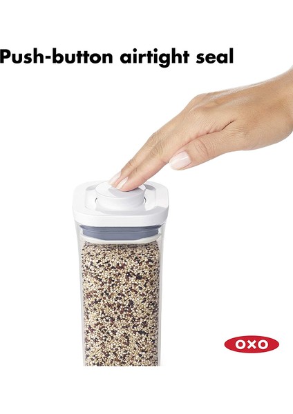 Pop Container Saklama Kabı Mini Kare Orta 0,7 Lt