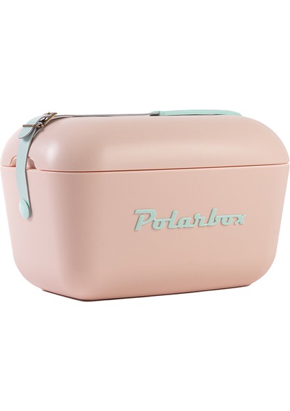 Polorbox Taşınabilir Retro Soğutucu Çanta Somon 12 Lt PLB0008