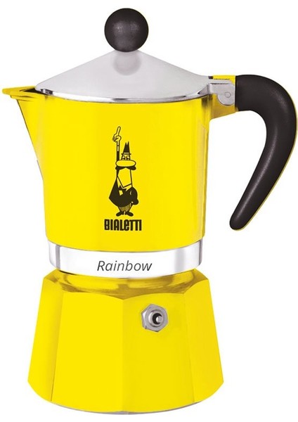 Rainbow Moka Pot 1 Cup Sarı