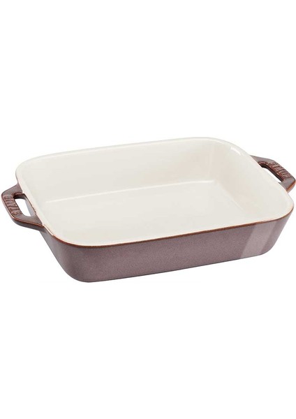 Seramik Fırın Kabı 20 x 16 cm Kiraz Çiçeği