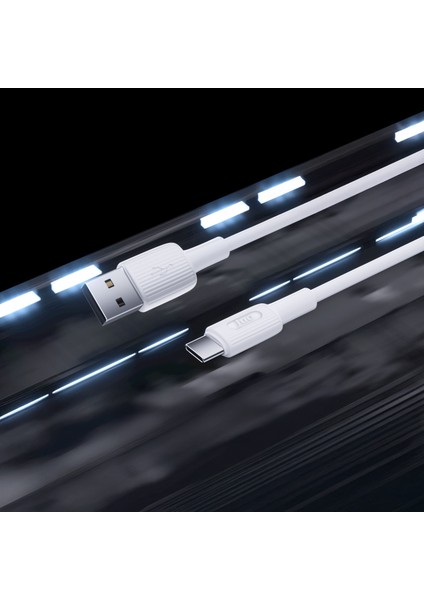 12W Usb-A To Type-C Silikon Hızlı Şarj ve Data Kablosu Beyaz 2 Metre modelleri