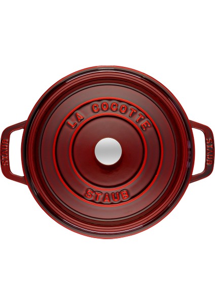 La Cocotte Döküm Tencere Yuvarlak 28 cm Bordo