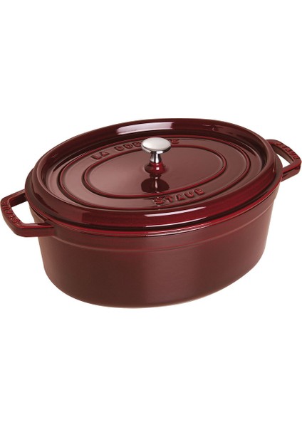 La Cocotte Döküm Tencere Oval 3,2 L Bordo
