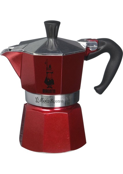 Moka Pot Express 1 Cup Kırmızı