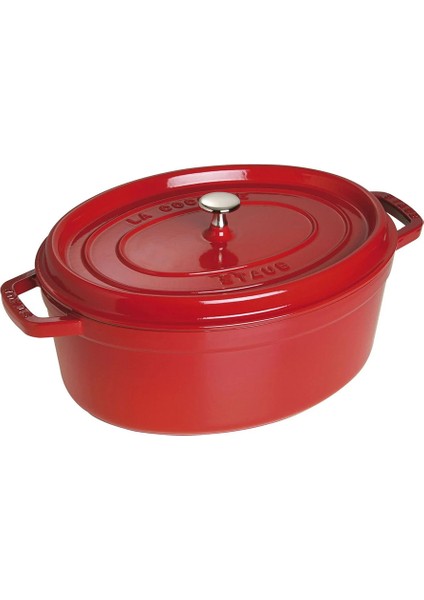 La Cocotte Döküm Tencere Oval 5,5 L Kiraz