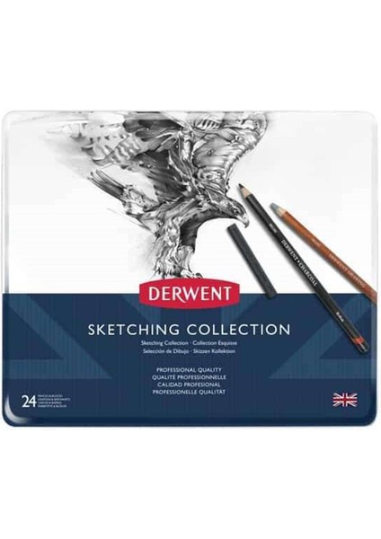 Sketching Collection, Metal Tin, 24 Count