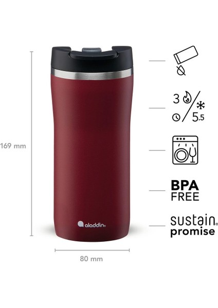 Mocca Thermavac Termos 0.35 L Bordo
