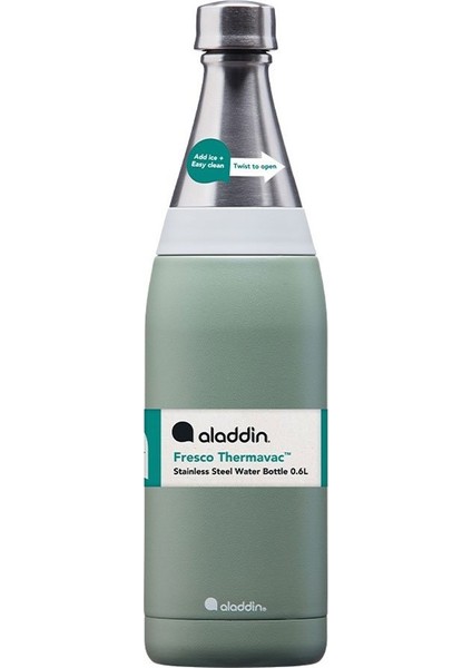 Fresco Thermavac Su Şişesi 0.6 L Adaçayı Yeşili
