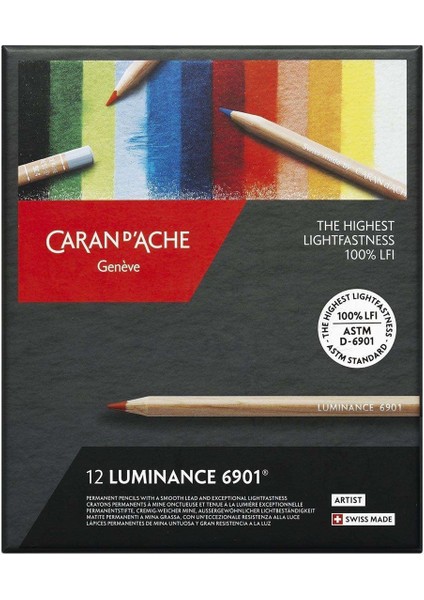 12'li Luminance Kuru Boya Kalem Seti