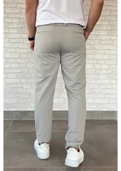 Erkek Bel Lastikli Duble Paça Jogger Pantolon P-00013730