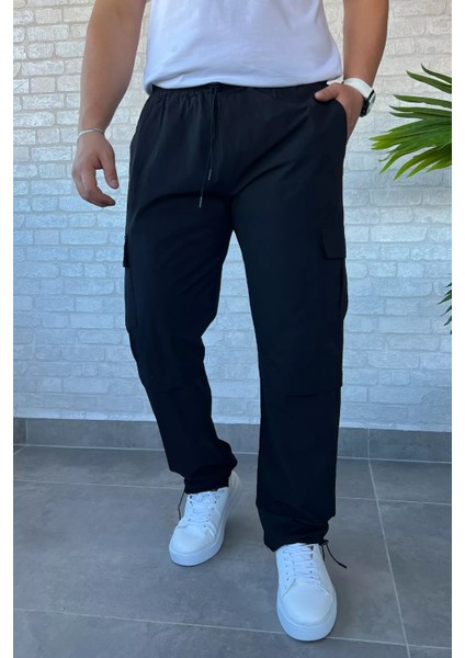 Erkek Paça Lastikli Kargo Cepli Paraşüt Pantolon P-00013748