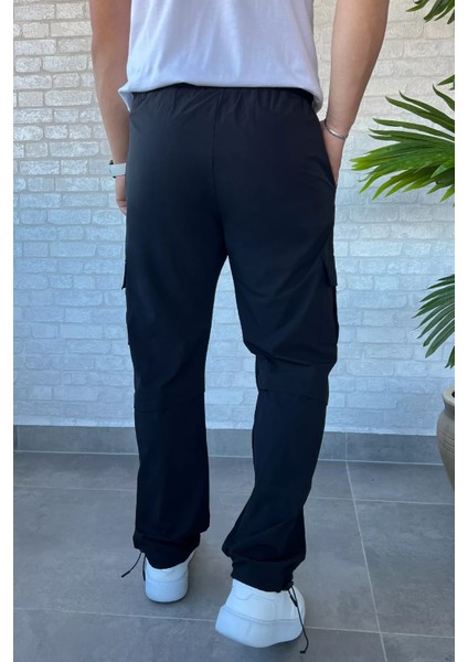 Erkek Paça Lastikli Kargo Cepli Paraşüt Pantolon P-00013748