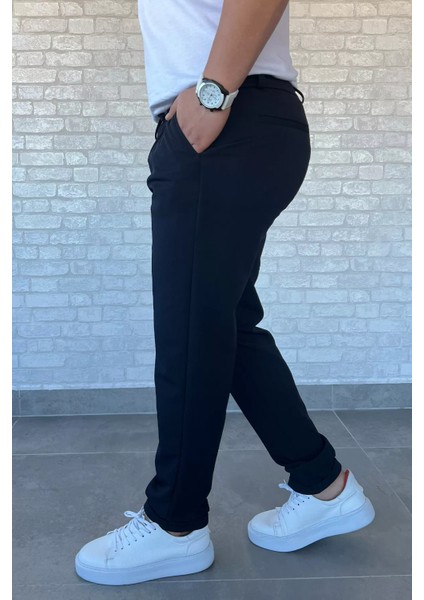 Erkek Bel Lastikli Duble Paça Jogger Pantolon P-00013730