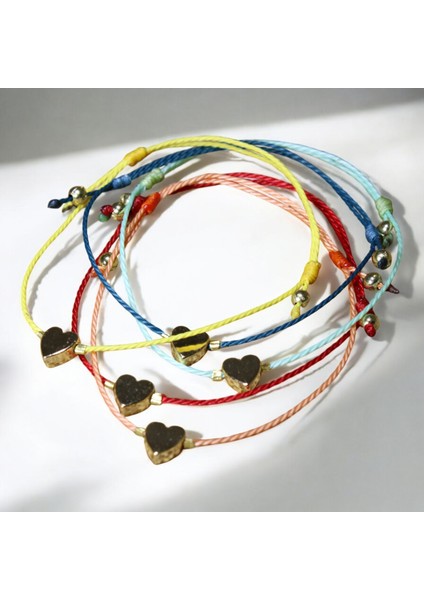 Alaçatı Ipli Metal Kalp Objeli Kadın Bileklik indirimleri