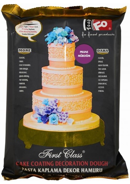 Mürdüm First Class Kaplama Dekor Şeker Hamuru 1 kg