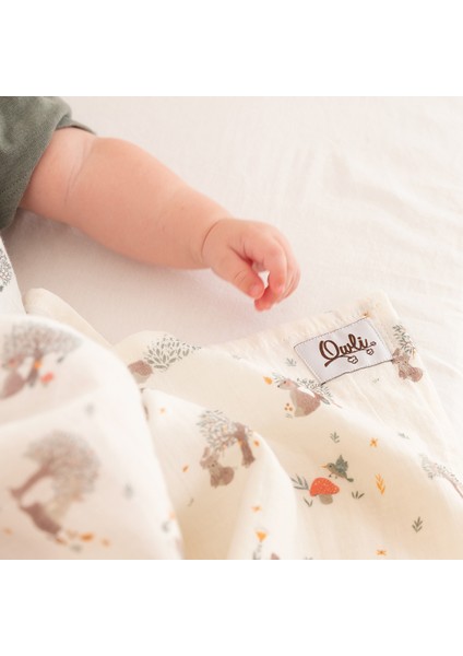 Lovelayers 2 Kat 3'lü Müslin Set Forest 70x70 Cm