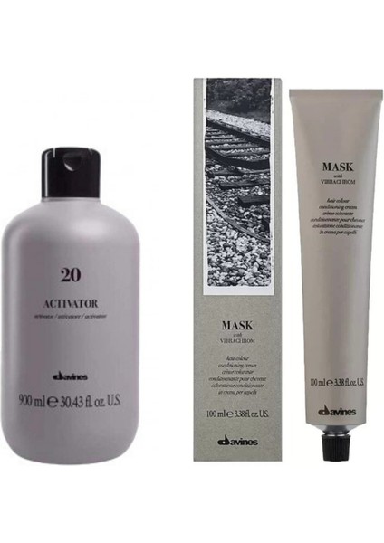 Schwarzkopf Oksidan / 9 Adet 7.4 Davines Mask With Vibrachrom Saç Boyası