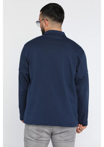 Erkek Gömlek Yaka Sweatshirt modelleri