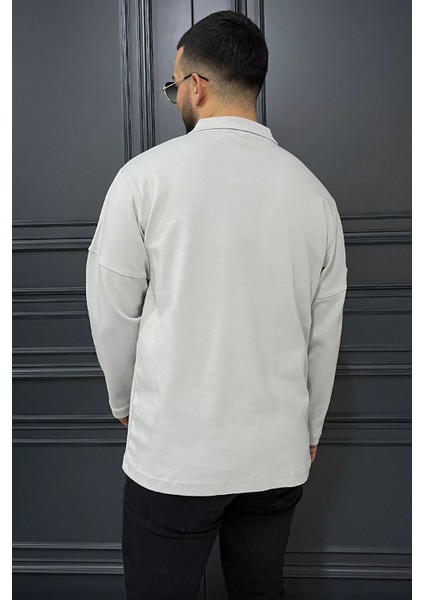 Erkek Gömlek Yaka Sweatshirt modelleri