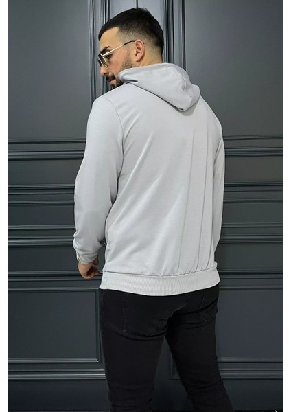 Erkek Kapüşonlu Baskılı Sweatshirt modelleri