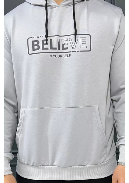 Erkek Kapüşonlu Baskılı Sweatshirt fırsatları