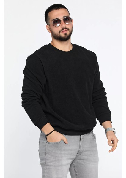 Erkek Bisiklet Yaka Polar Sweatshirt fiyatları