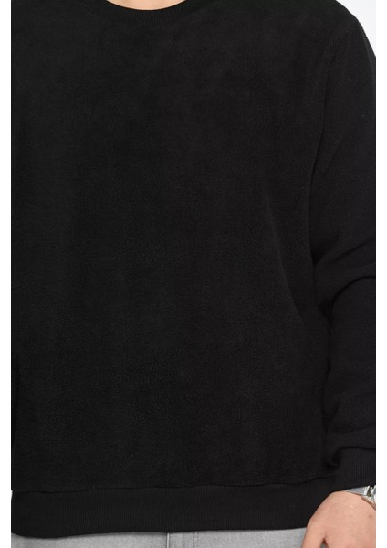 Erkek Bisiklet Yaka Polar Sweatshirt fırsatları