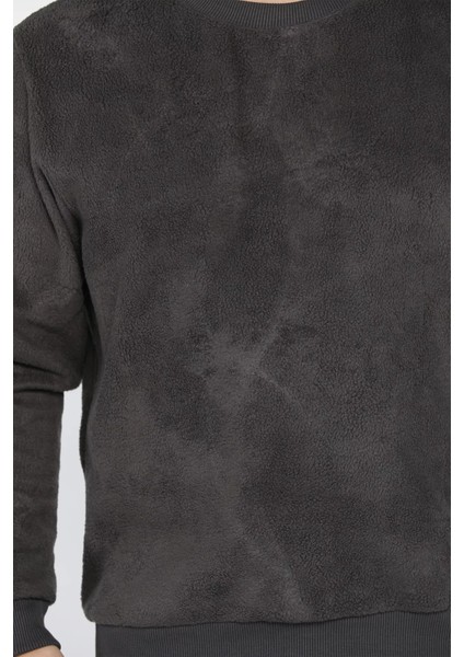 Erkek Bisiklet Yaka Polar Sweatshirt fırsatları