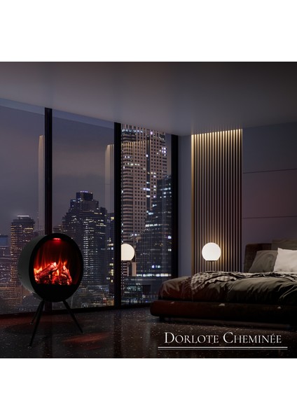 Lumea 60 Elektrikli Şömine (Isıtıcılı, Bluetooth)