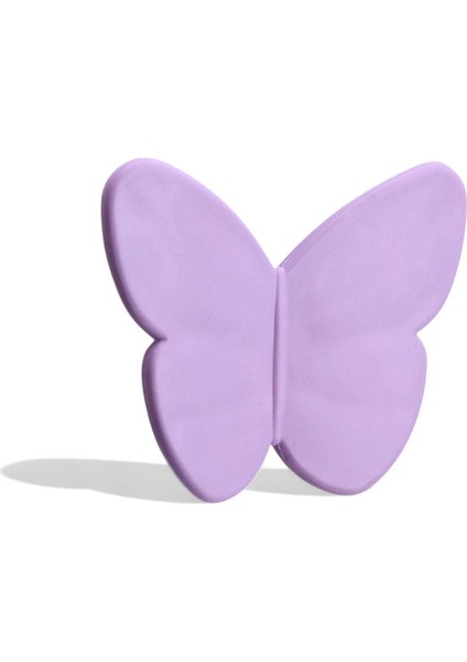 Plastik Kulp Lila Mobilya Çoçuk Odası Kız Erkek Dolap Kapak Kulpu Dekorasyon Çekmece Kulbu 1 Adet