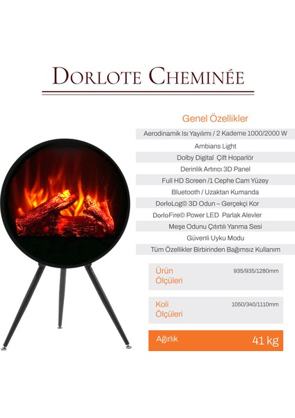 Lumea 90 Elektrikli Şömine fiyatları