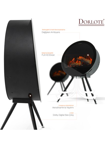 Lumea 90 Elektrikli Şömine indirimleri