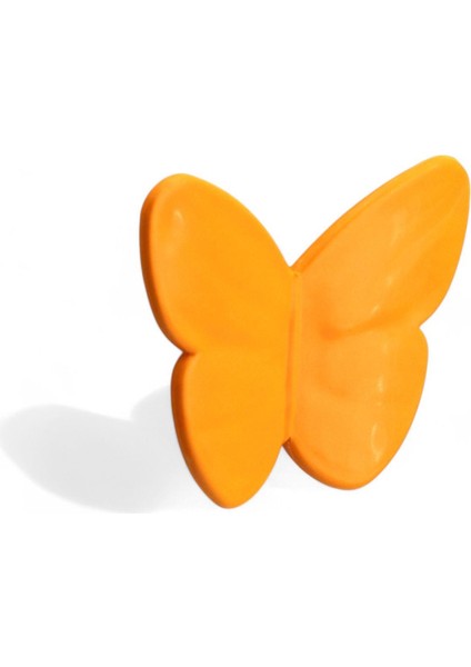 Plastik Kulp Turuncu Mobilya Çoçuk Odası Kız Erkek Dolap Kapak Kulpu Dekoratif Çekmece Kulbu 1 Adet