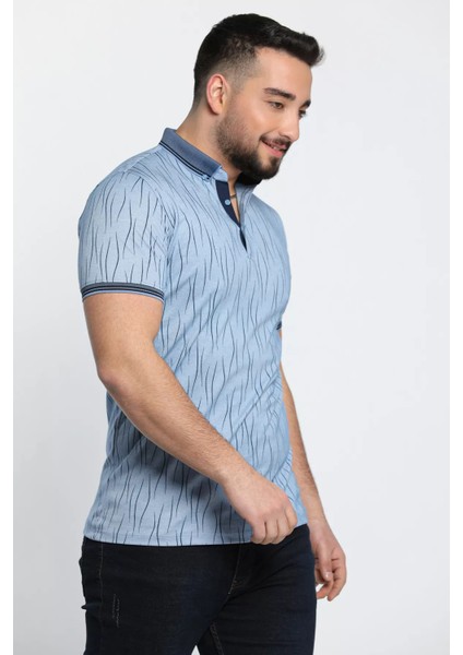 Desenli Polo Yaka Erkek Tişört modelleri