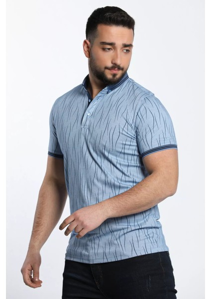 Desenli Polo Yaka Erkek Tişört fırsatları