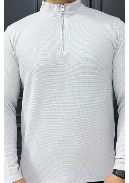 Yarım Fermuarlı Erkek Sweatshirt fırsatları