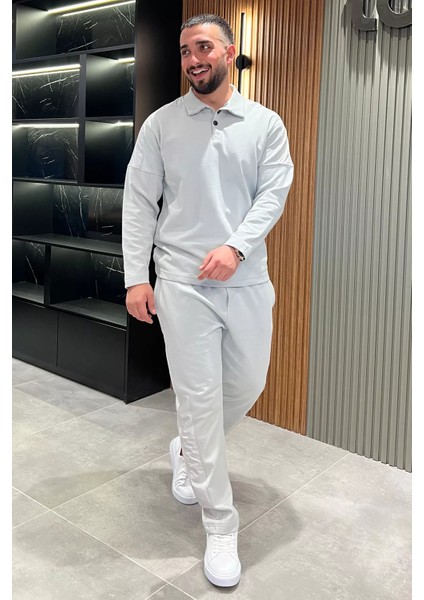 Erkek Polo Yaka Sweat Pantolon İkili Takım fiyatları